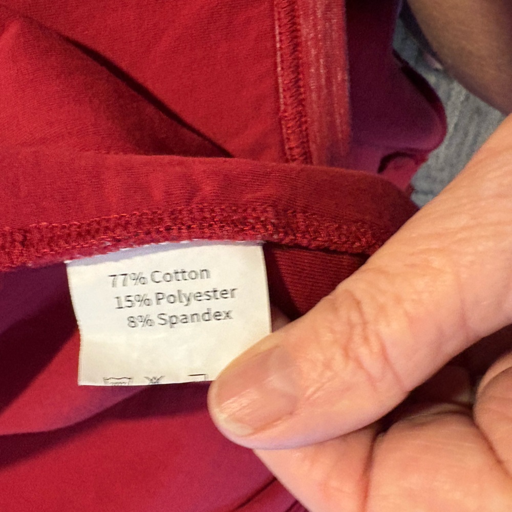 Red CVG (Constantly Varied Gear) Red Rest Day  Zip-Up Hoodie sweatshirt. NWOT - Picture 9 of 10